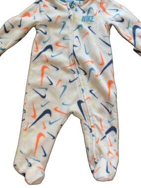 Nike Kids' Multi-Color Swoosh Sleeper Pajamas